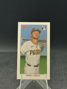 2024 Topps 206 Polar Bear Back Mini Jackson Merrill Rookie RC San Diego Padres - Picture 1 of 2