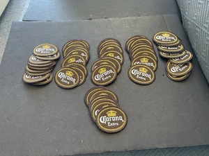 Vintage Lot Of 50 Corona Extra Patches Rare Version Brown Brand New - Picture 1 of 5