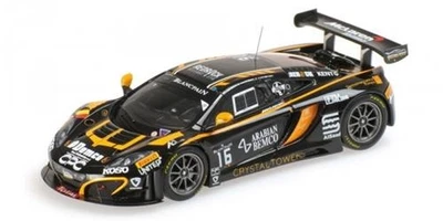 1:43 Minichamps Mclaren 12C Gt3 Schmetz Demirdjian Sarkissian Spa 2014 437141316 - Photo 1/2