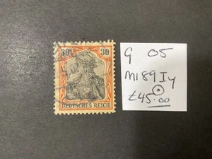 German Reich stamps. 1905. G 05. Mi 89 I y. Used #c469 - Picture 1 of 2