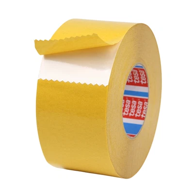 tesa Double Sided White PVC Tape (4970): 3 in. (72mm actual) x 60 yds. (White) - Image 1 of 4