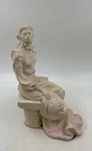 Vintage 14" Austin Alice Heath 1988 Victorian Women On Bench Art Sculpture - Picture 1 of 10