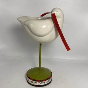 Department 56 Christmas Dove Teelichthalter Good Tidings Of Great Joy BB14 - Bild 1 von 15