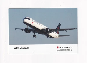 Air Canada Star Alliance Airbus A321 Postcard - Picture 1 of 2