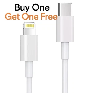 Genuine iPhone X 12 13 14 Charger Cable 1 Metre USB-C Fast 20W Apple B1G1F DEAL! - Picture 1 of 8