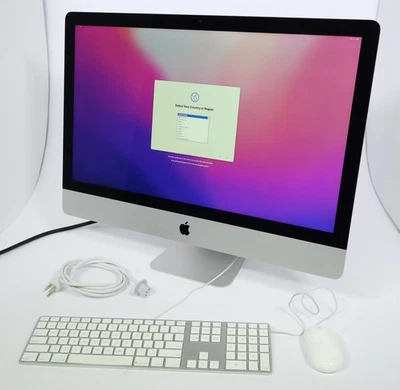 Apple iMac 27-inch Retina 5K i7 Quad Core 512GB SSD 32GB RAM Monterey 2015 M390 - Image 1 of 4