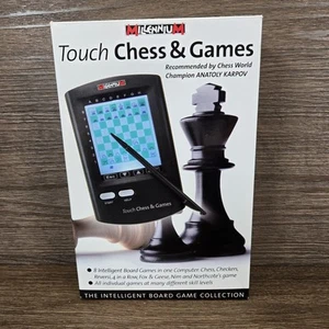 Millennium Touch Schach & Spiele Reise elektronisch Anatoly Karpov Dame selten - Bild 1 von 21