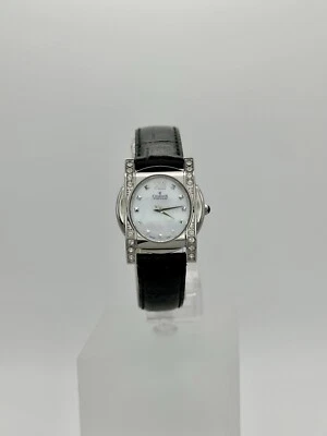 Charmex Of Switzerland relógio feminino cristal de safira movimento suíço, couro B - Imagem 1 de 4