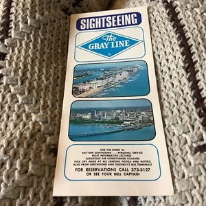 VINTAGE GRAY LINES BUS TOURS OF ,FLORIDA BROUCHER - Picture 1 of 4