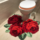 Hot Sale Beautiful And Soft Rose Rug For Bathroom Rose Rug For Stool Rug  Stool