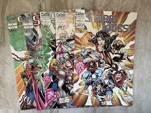 StormQuest 1 - 5 1994, Caliber Early Greg Land Art Comic - Picture 1 of 7