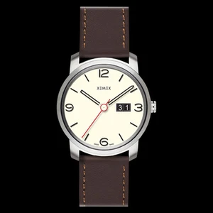 XEMEX Piccadilly Watch 088 Big Date Stainless Steel Folding Clasp Swiss Made - Picture 1 of 1