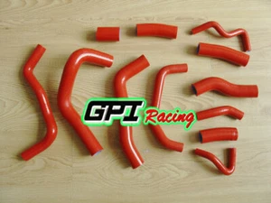 Red For Honda CBR1000RR 2004-2007 2005 2006 Silicone Coolant Radiator Hose Kit - Picture 1 of 6