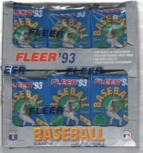 1993 Fleer Baseball Series 1 Jumbo Cello Box Sealed (24 Pack) 🔥🔥 - Picture 1 of 1