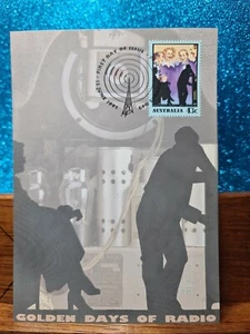 First Day Cover Postcard📮1991(43c) Sydney 2000 Golden Days of Radio📮 - Picture 1 of 2