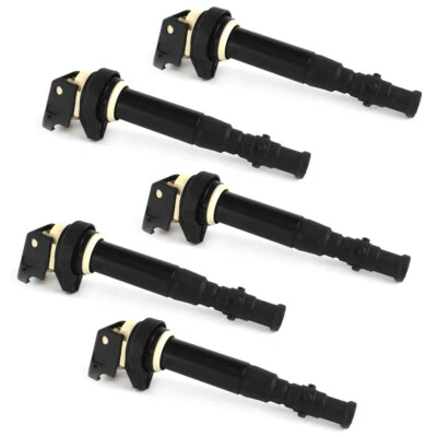 UF572 Set of 5 Ignition Coils For 2006-2010 BMW M5 M6 5 Series E60 E63 E64 5.0L - Imagem 1 de 4
