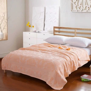 Retro Cotton Blanket Pure Cotton Towel Blankets Throws Traditional Top Bed Sheet - Picture 1 of 17