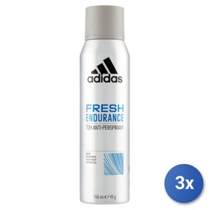 3x Adidas Deodorante Spray 150 Ml. Fresh Endurance Man - Imagen 1 de 3