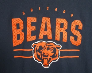Chicago Bears Large Dark Blue T-Shirt NFL Team Apparel - Picture 1 of 4