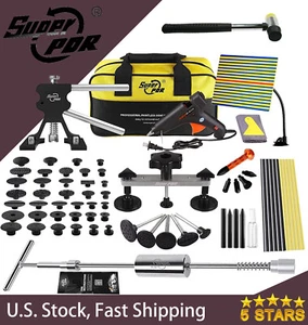 73PCS PDR Car Body Dent Puller Bridge Lifter Paintless Hail Remover Repair Kit - Picture 1 of 16