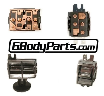 78-88 Oldsmobile Cutlass LH y RH Juego de interruptores de ventana eléctrica y soporte de retención Foto 1 de 4