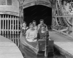 Glen Echo Freizeitpark Love Tunnel 20er Jahre altes Foto - Bild 1 von 1