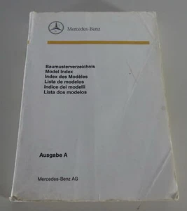 Baumusterverzeichnis Mercedes Vehículo de Servicio/Camión/Transporter/ Bus De 5/ - Imagen 1 de 4
