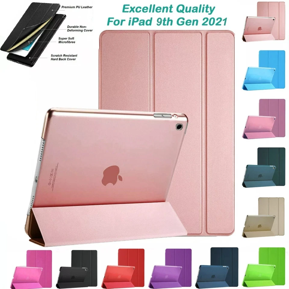 iPad Case For 10.2 9th/8th/7th Generation Leather Magnetic Smart Flip Stand Cove - Image 1 of 4