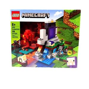LEGO Minecraft The Ruined Portal 21172 Building Kit 316 Pcs NIB