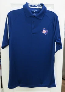 Mens Blue Antigua Texas Rangers Polo Shirt- Size Medium- NWT!!!!! - Picture 1 of 2