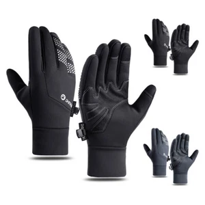 Thermal Winter Cycling Gloves Men Women Touch Screen Bike Bicycle Sports Mittens - Picture 1 of 14