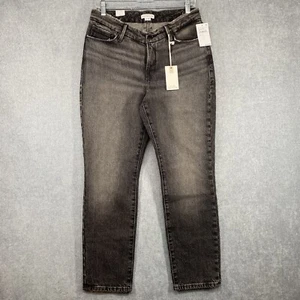 Good American Jeans Good Classic Cintura Baja Fray Negro Talla 6/28 Nuevo con etiquetas - Imagen 1 de 15
