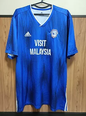 Cardiff City Home football shirt 2019 - 2020 Adidas DP3532 Polyester Mens  Size L