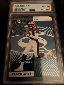 1998 Upper Deck Choice Starquest #2 Jerry Rice San Francisco 49ers PSA 8, POP 2 - Picture 1 of 2