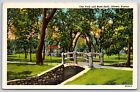 Postcard City Park And Band Shell, Ottawa Kansas Unposted