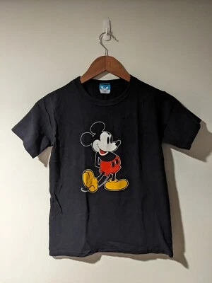 Vintage 80s Disney Mickey Mouse Cartoon Youth X-Large T-Shirt - Image 1 of 4