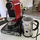 Nespresso C112 Espresso Machine+#3192 Milk Frothier + Coffee Capsules Storage