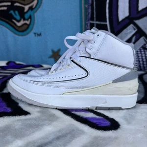 Size 5.5y - Jordan 2 Retro Mid White Cement - Picture 1 of 9