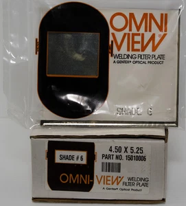 Gentex Optical OmniView® Schweißfilterplatte - Schirm 6 - 5,25" x 4,50 - Bild 1 von 2