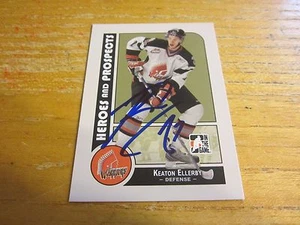 Keaton Ellerby Autographed Signed 2008-09 ITG Heroes and Prospects #72 Panthers - Bild 1 von 3