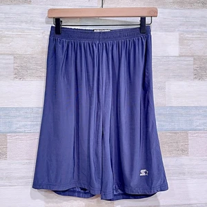 STARTER Star Fit Vintage 90s Dazzle Mesh Basketball Shorts Blue Mens Small 28 30 - Picture 1 of 6