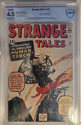 Strange Tales #101, CBCS Grade 4.5, Marvel Comics Oct 1962, 1st Human Torch Solo - Image 1 of 4