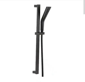 Delta 3-Spray Patterns Wall Mount Handheld Shower Head 1.75 GPM in Matte Black - Picture 1 of 4