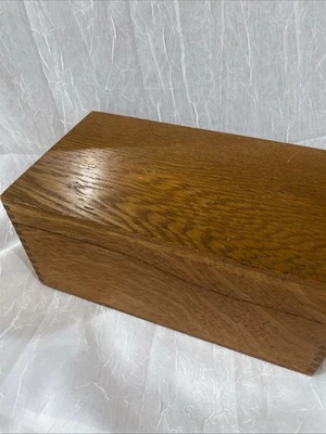 Vintage/Antique Globe Wernicke Lift Top Wooden/Oak File Box No. 7310 C - Image 1 of 4