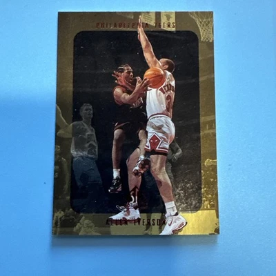 1997 Upper Deck SP Authentic #104 Allen Iverson Red Foil Philadelphia 76ers - Image 1 of 4
