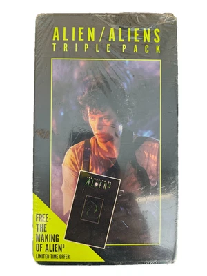 Alien / Aliens Triple Pack | VHS | Fox Video | Making of Alien 3 | Brand New - Image 1 of 4