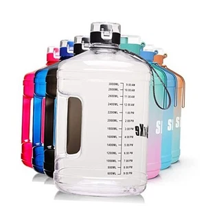 Gallon Big Water Bottle with Handle, 128oz Leakproof BPA Free Fitness Sports - Picture 1 of 7