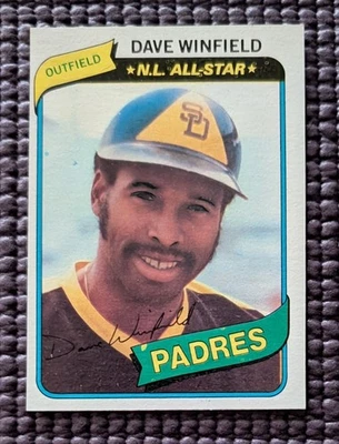 1980 Topps Dave Winfield #250 Padres casi nuevo Foto 1 de 2