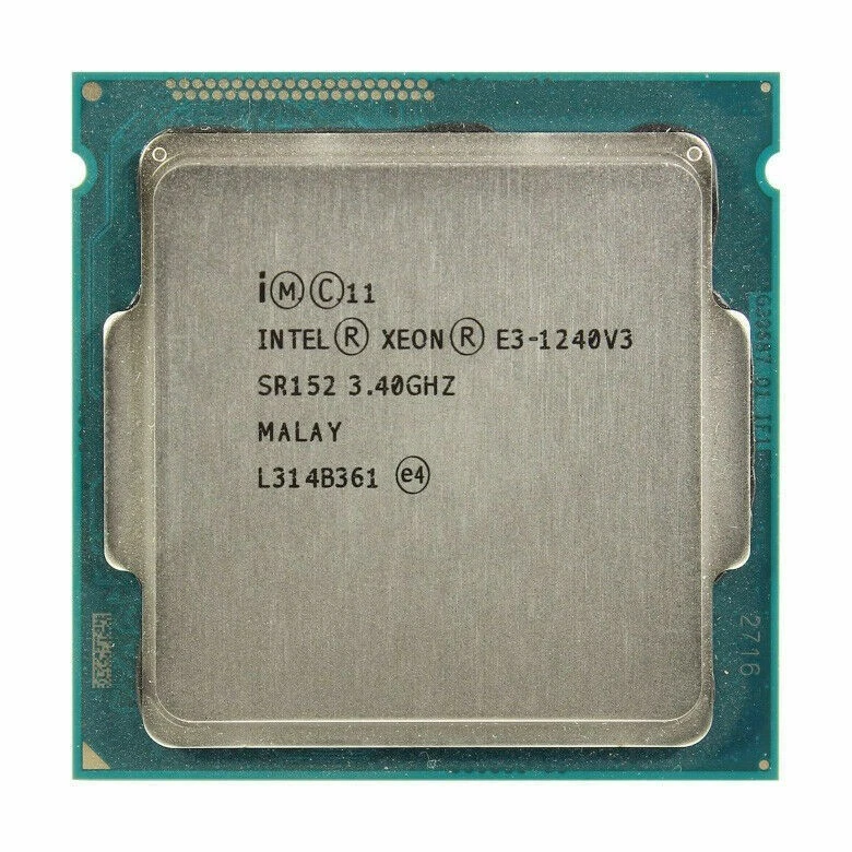 Intel Xeon E3-1240V3 CPU Quad Core 3.4GHz 8M SR152 LGA1150 Processors - Image 1 of 1