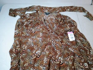 Neu mit Etikett Paige Revolve Damenbluse Schmetterling Seide zum Binden M durchsichtig Boho Cottagecore - Bild 1 von 11
